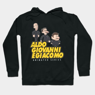 The Aldo, Giovanni e Giacomo Animated Series Hoodie